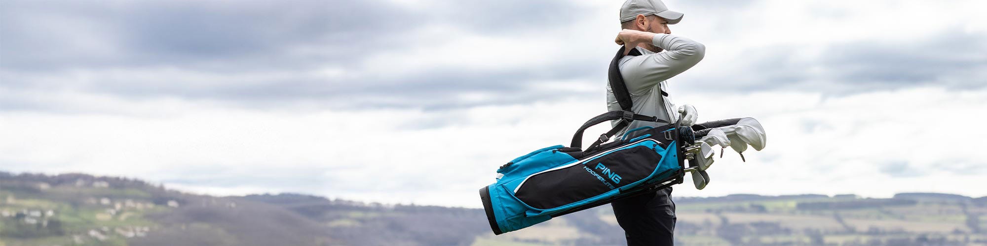 ping golf carry bags hoofer lite lifestyle