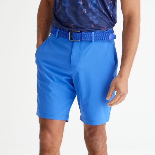 Ari golf shorts in ultra blue mens lifestyle front