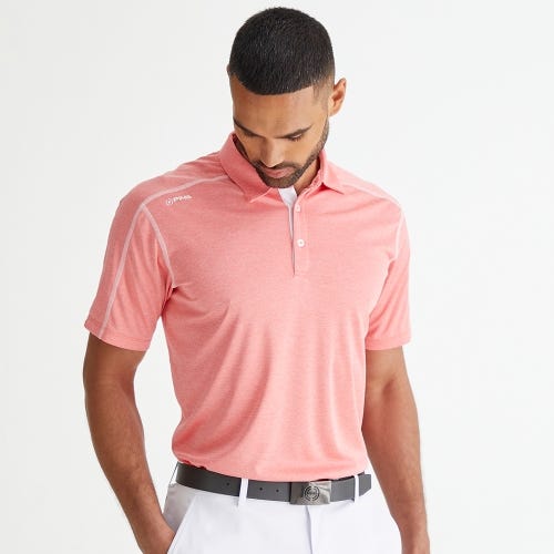 Fynn golf polo shirt in dubarry marl mens lifestyle front