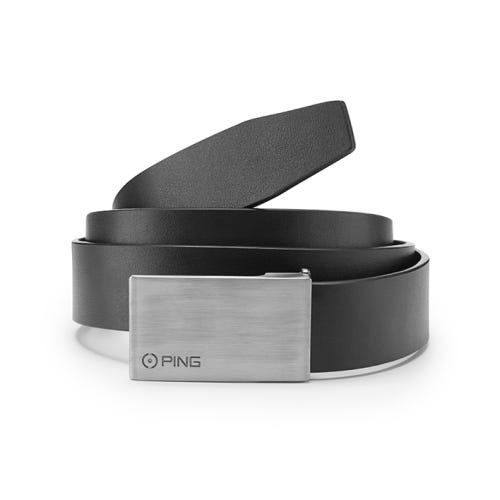 Hughes Men's Leather Golf Belt - Black