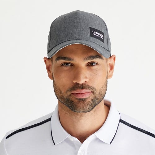 Koa golf cap grey marl mens lifestyle front