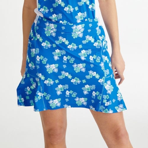 Odetta golf skort in vibrant bloom womens lifestyle front