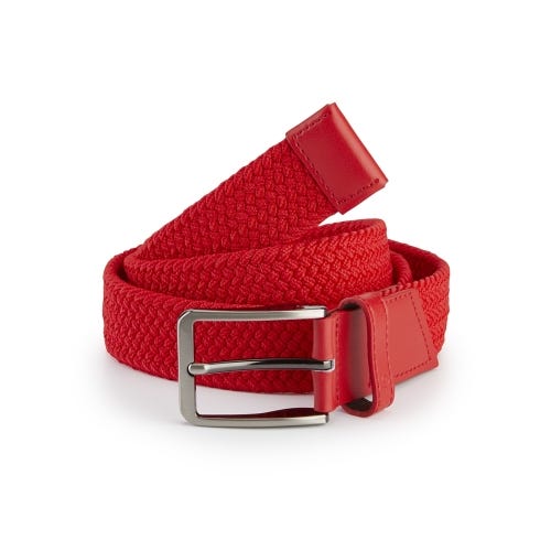 Men's PING Stretch Webbing Belt - Poppy