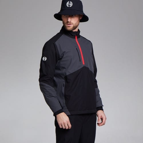 SensorDry® S2 Pro Men's Half Zip Waterproof Jacket - Black/Asphalt
