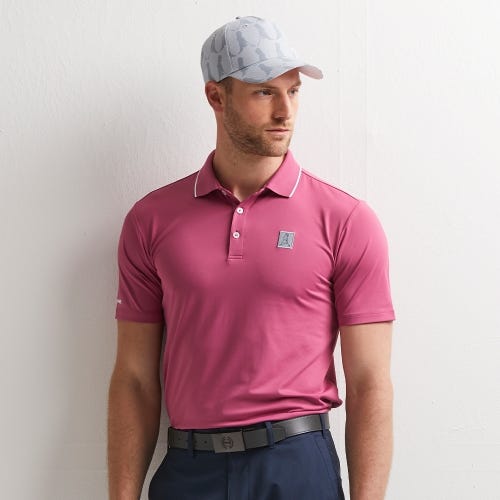 Mr. PING II Men's Polo Shirt - Beet Red