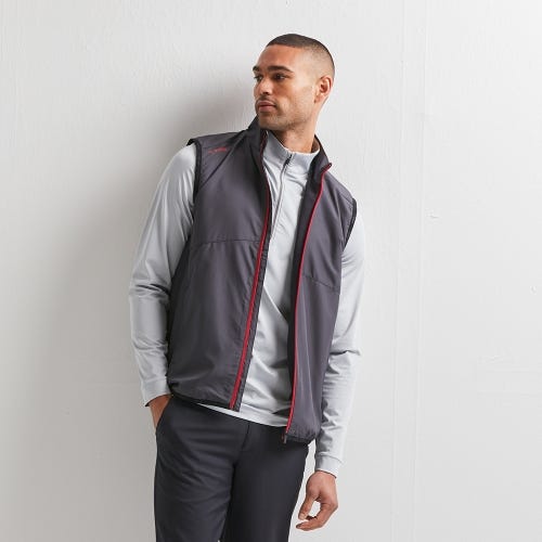 Ashbourne Men's Fleece Vest - Asphalt