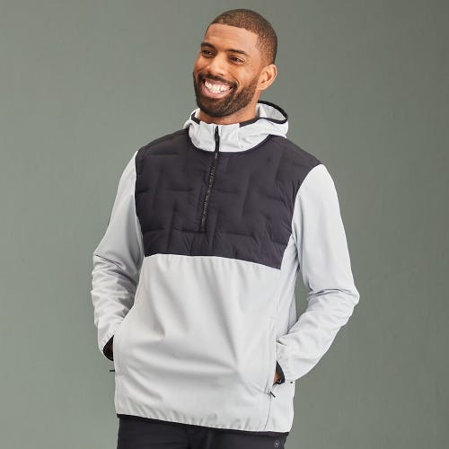 Norse S6 Men's Primaloft® Zoned Hooded Jacket - Quiet Grey/Black