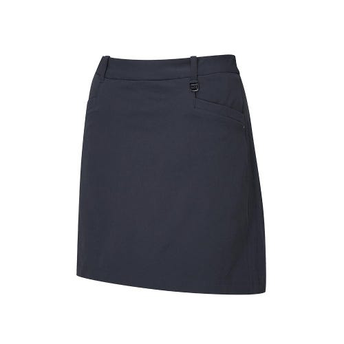 Verity ladies performance golf skort in navy front