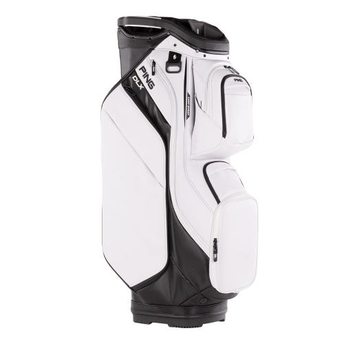 ping dlx golf cart bag in white front