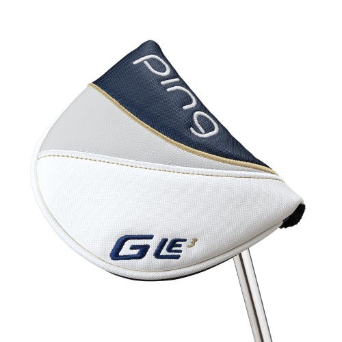 G Le3 Mallet Putter Headcover - Navy/White/Gold