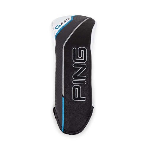 Ping g440 fairway headcover in blue black front
