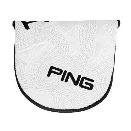 PING Icon Mallet Putter Headcover - White