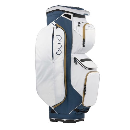 Traverse Ladies Golf Bag - Navy/Platinum/Gold