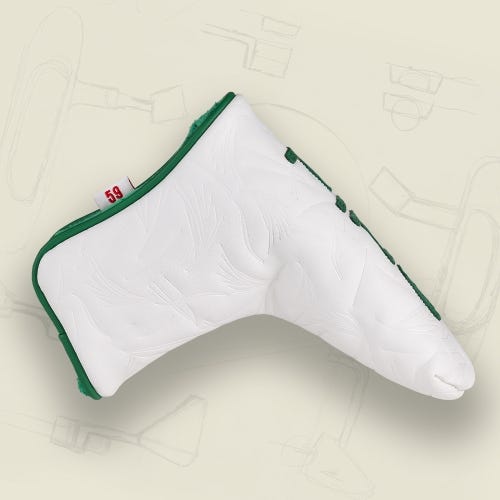 Looper Blade Putter Headcover - White/Green