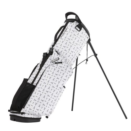 ping moonlander golf carry bag in white mr. ping front