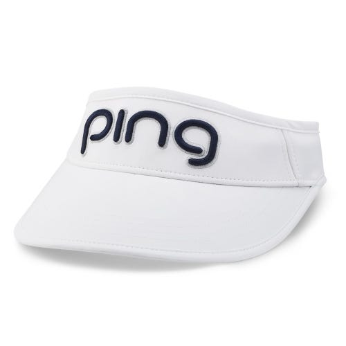 ping ladies tour visor in white front
