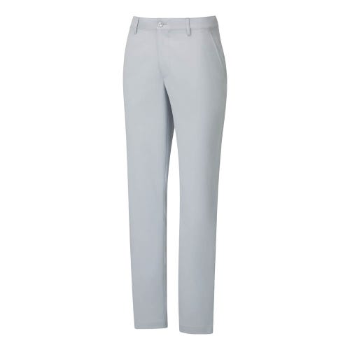 Sherwell mens golf trousers in pearl grey front view