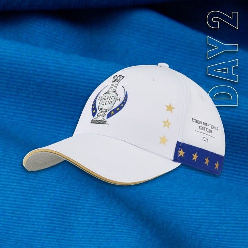 Solheim Cup 2024 Ladies Star Cap - White/Reflex Blue