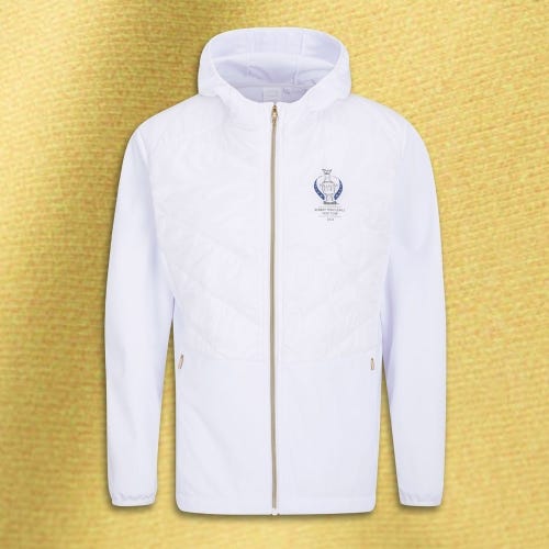 Solheim Cup 2024 Ladies Hybrid Jacket - White