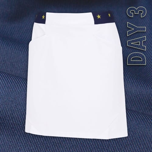 Solheim Cup 2024 Ladies Skort - White
