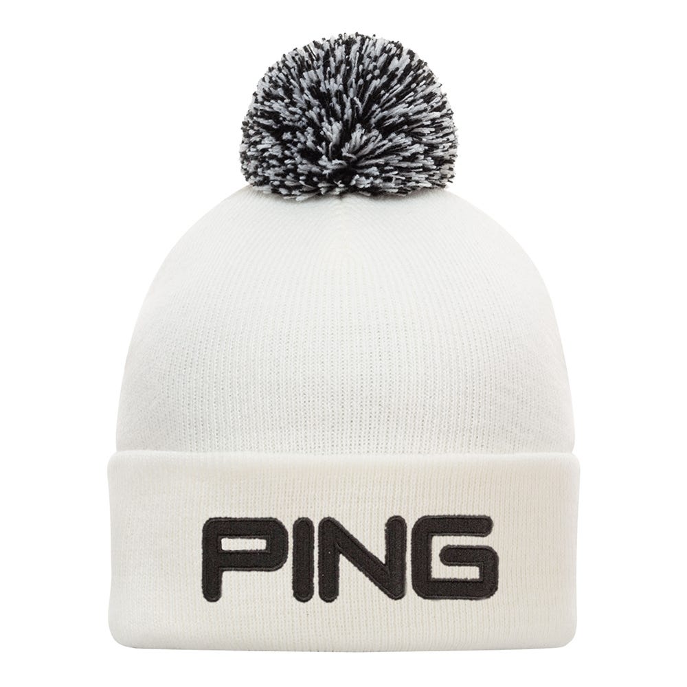 Ping Classic Bobble Hat in White Ping Europe