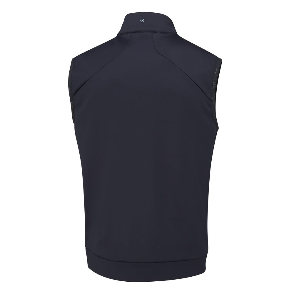 Vernon Men's Quilted Hybrid Vest - Navy | Ping EU