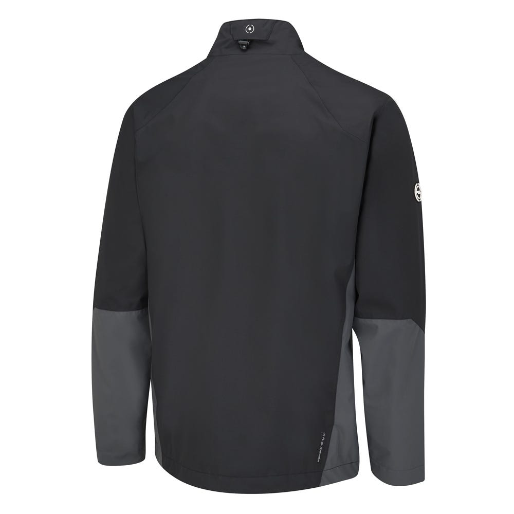 SensorDry S2 Pro Men s Half Zip Waterproof Jacket in Black Asphalt Ping Europe