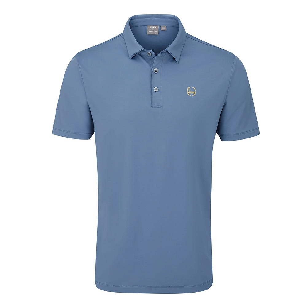 Gold Putter Polo in Coronet Blue Ping EU