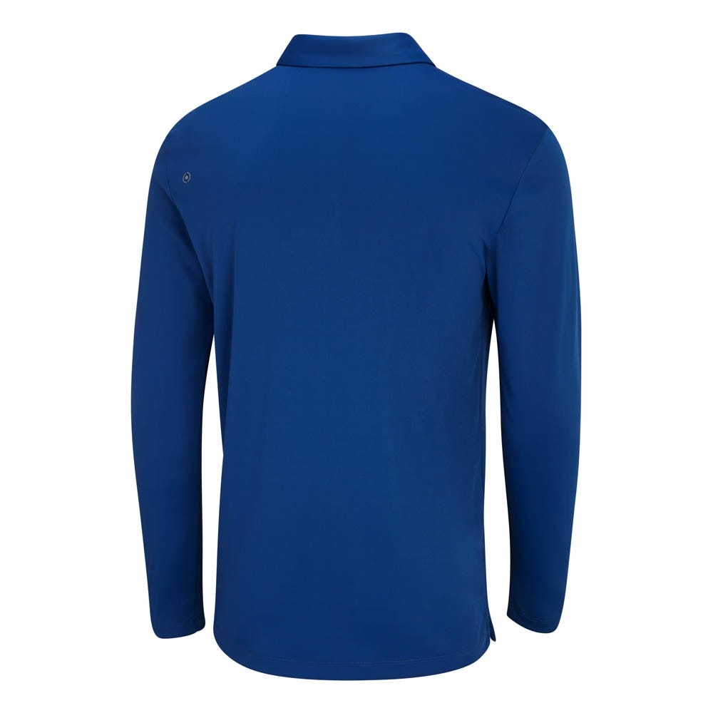 Lockwood Men s Long Sleeve Polo Shirt in Inky Ping Europe