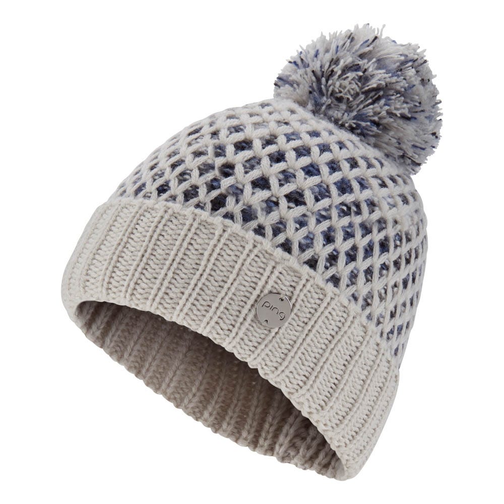 Ladies white bobble hat discount