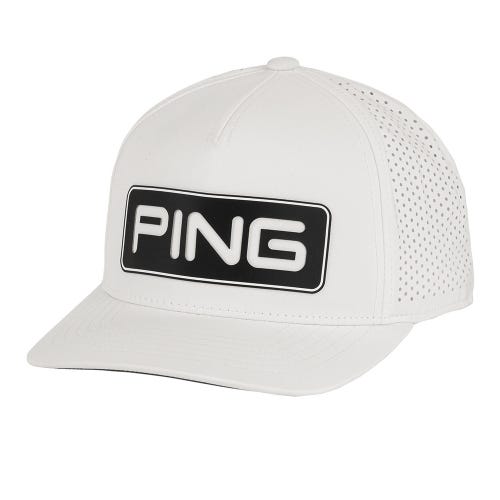 Tour Vented Delta Cap - White/Black