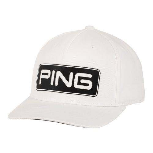 Ping white camo hat top