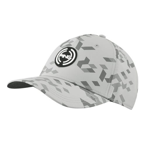 Digital Camo Printed Cap - Silver