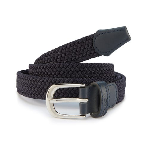 Ladies Golf Stretch Webbing Belt - Navy