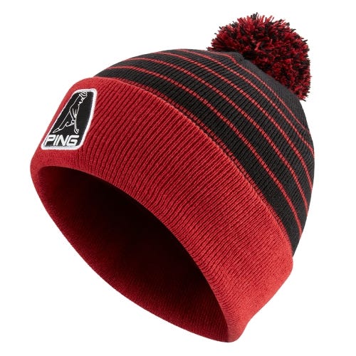 Mr. PING Bobble Hat - Red/Black