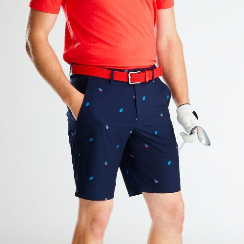 Swift Men's Printed Shorts - Navy Multi