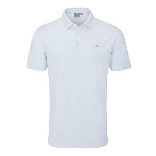 Gold Putter Men's Polo Shirt - White