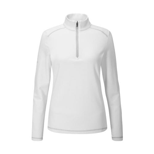 Sonya Ladies Fleece Mid-Layer - White