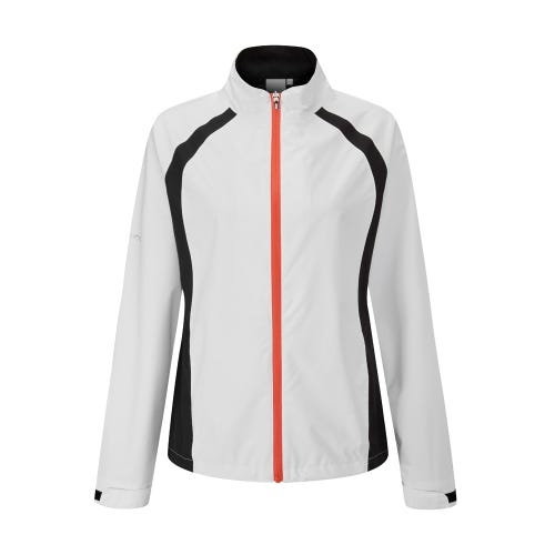 Freda Ladies Waterproof Jacket - White/Black