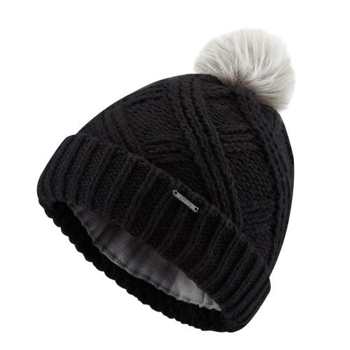 Shannon Ladies Golf Bobble Hat - Black