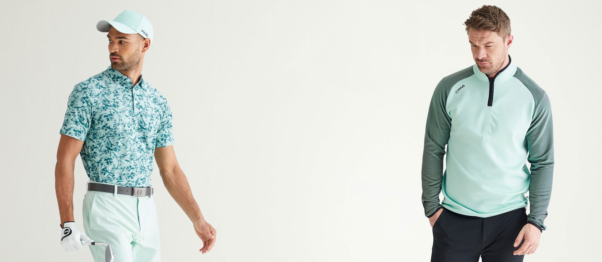 Ping mens spring summer 2025 botanical collection golf clothing lifestyle