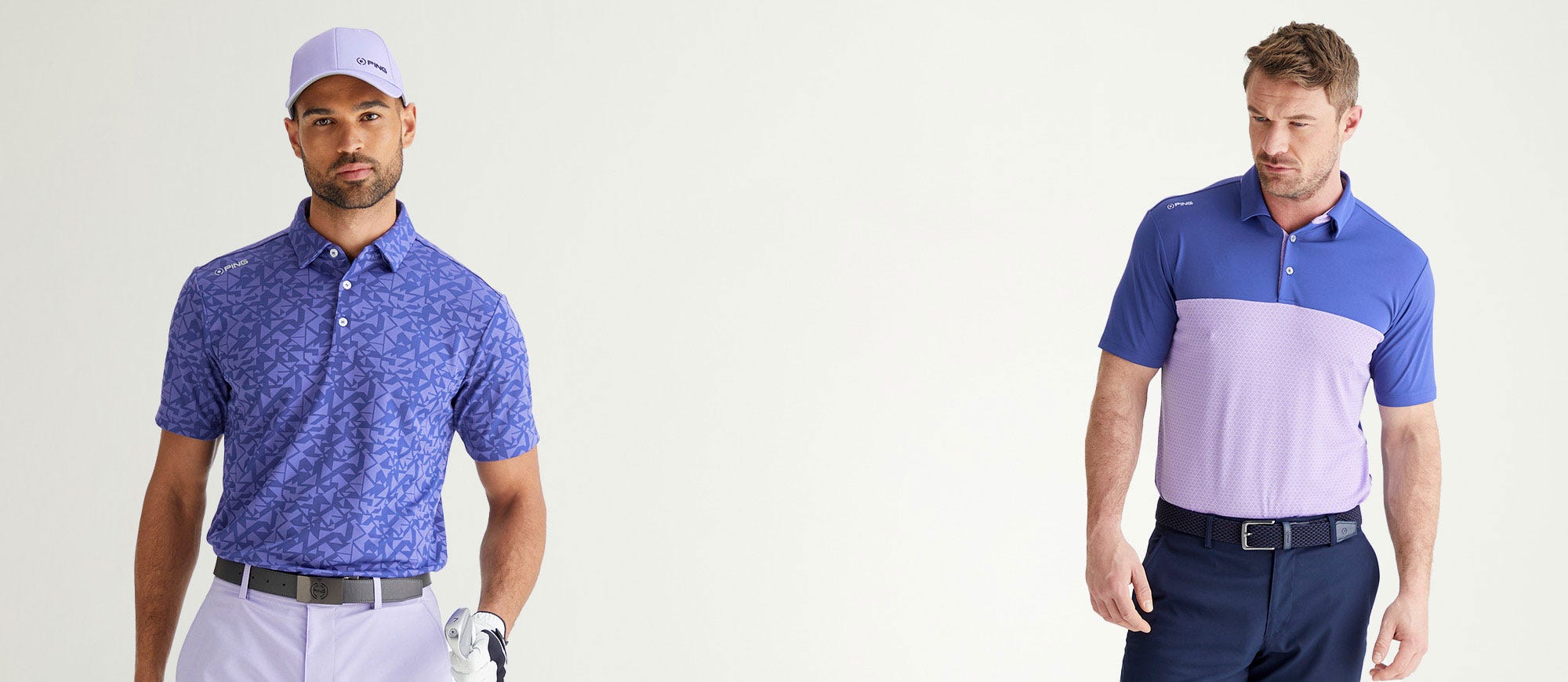 Ping mens spring summer 2025 digital pastels collection golf clothing lifestyle