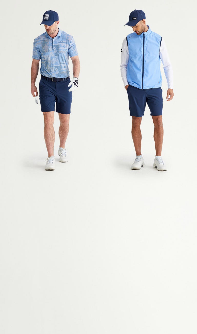 Ping mens spring summer 2025 performance blues collection golf clothing lifestyle