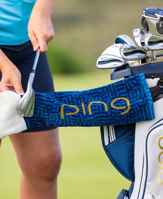 ping g le3 ladies golf bags and accessories collection on course
